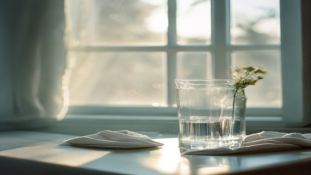 Daily practices Morning light in workspace suggesting daily practice and routine